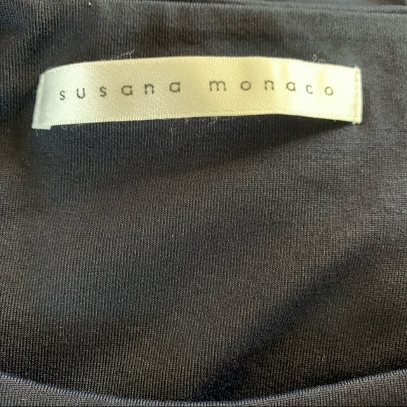 Revolve Susana Monaco Wrap Dress Midnight Sz. Med. - Picture 10 of 14